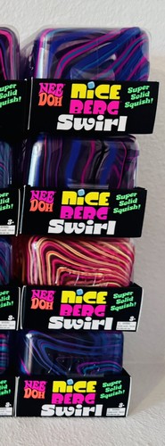 NeeDoh Nice Berg Swirl XL Giant Nee Doh Squishy Swirl Cube - Lot (4)