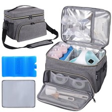 Breast Pump Bag Fit for Spectra S1 and S2, Pumping Bag with Breastmilk Ice Pa...