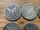 US Morgan Silver Dollars 6 coins Pre 1904 Circulated/Cull Condition Lot F8 — photo 6