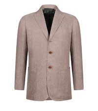 Abito STILE LATINO fatto a mano US 46 EU 56 lino beige VINCENZO ATTOLINI