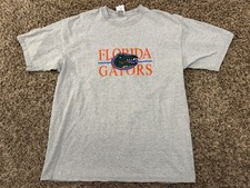 Vintage 90s Florida Gators UF Embroidered Logo T-Shirt Made USA Mens Sz XL