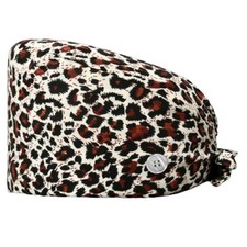 LEOPARD CHEETAH Surgery Surgical Scrub Unisex Cap Caps Hats Hat Medical Nurse