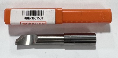 Micro 100 Solid Carbide Boring Tool, .380'' Min Bore, 1-1/2'' Max Bore Depth