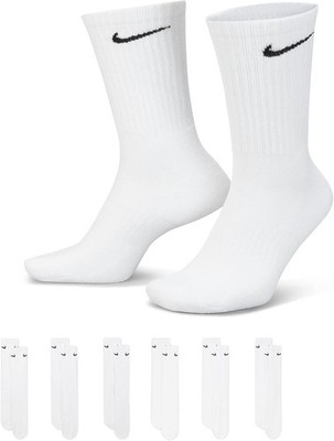 Nike Herren Trainingssocken Socken weiß Sport Pg=6 Paar Gr. 42-46 US 8-11 L