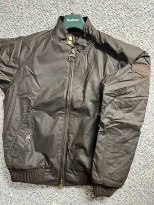 BARBOUR INTERNATIONAL STEVE MCQUEEN MERCHANT WAX JACKET in Olive