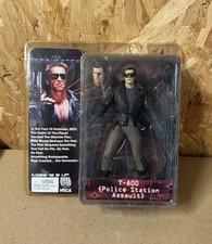 Official NECA Terminator : T-800 Police Station Assault Action Figure Sealed 