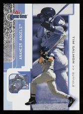 Tim Salmon 2001 Fleer Game Time #82 Anaheim Angels Baseball Card