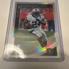 Panini Donruss Marshawn Lynch #220 Press Proof Silver Die-Cut 47/75 Raiders