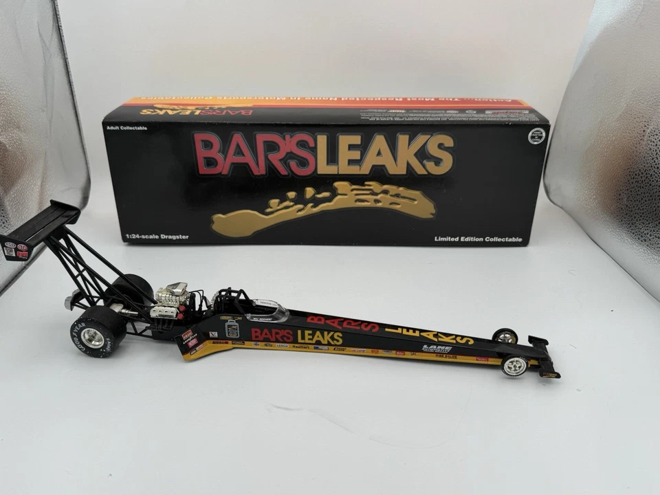 Bill Reichert Bar’s Leaks Top Fuel Dragster 1:24 Action Diecast NHRA w/ Box - Image 2 of 2
