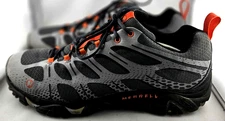 Merrell Moab Edge Shoes Gray Orange Low Top Vibram Hiking J35427 Men's Size 14