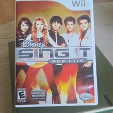 Disney Sing It: Pop Hits Wii Karaoke Music Game (2009) E NTSC-U/C Case Disc  mic