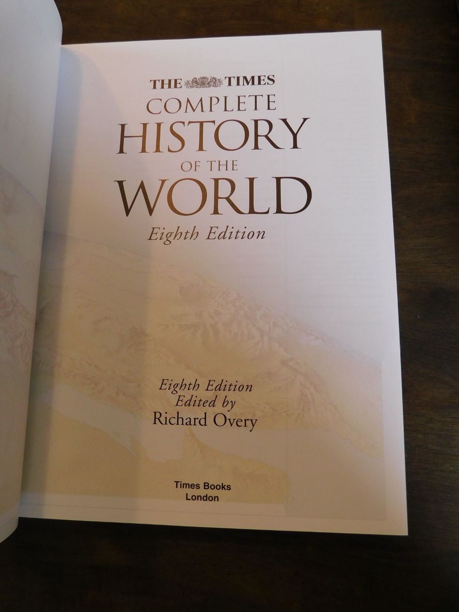 The Times Complete History of the World Hardcover w/ Slipcover Box