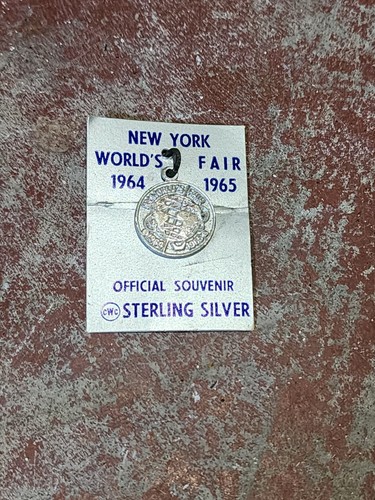 New York World Fair 1964-1965 Official Sterling Silver Souvenir Charm