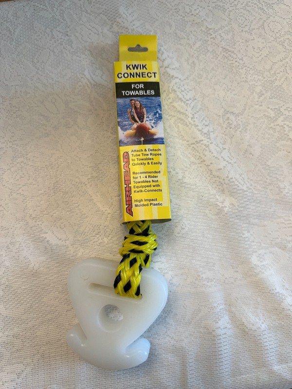 New Airhead Kwik Connect Boat Tube Tow Rope For Towables High Impact~1-4 Riders