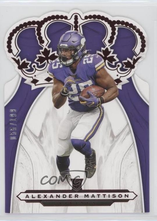2019 Panini Chronicles Crown Royale Red 55/199 Alexander Mattison #CR-28 01i1