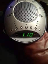 HoMedics SS-4000 Sound Spa Alarm Clock Radio Sound Machine White Noise Tested