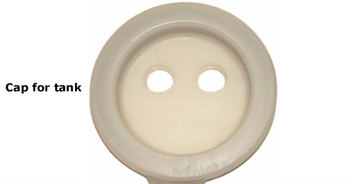 203-869-02-08 GenuineXL Windshield Washer Reservoir Cap for MB Mercedes E Class - Picture 2 of 3