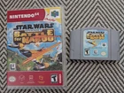 Star Wars Episode 1: Battle for Naboo (Nintendo 64) Cartridge and display case