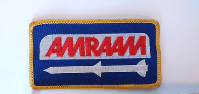 USAF Air Force Navy AMRAAM AIM-120 Missile Raytheon Military Patch