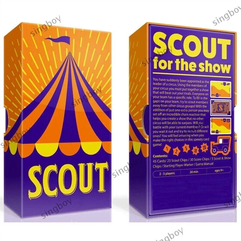 Oink Games Scout Card Game 2-5 Players - Fun Circus Family Game Party Xmas - Image 3 of 4