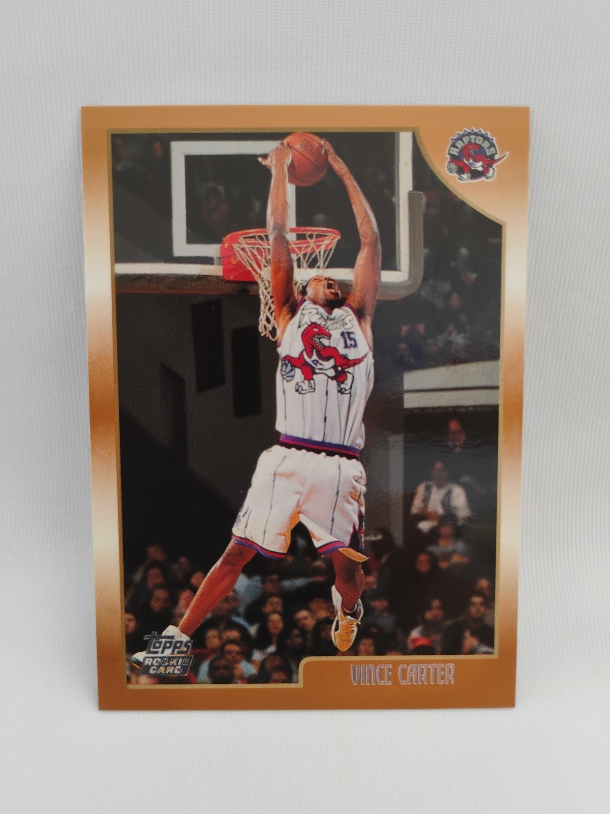 1998-99 Topps Vince Carter RC #199 Toronto Raptors