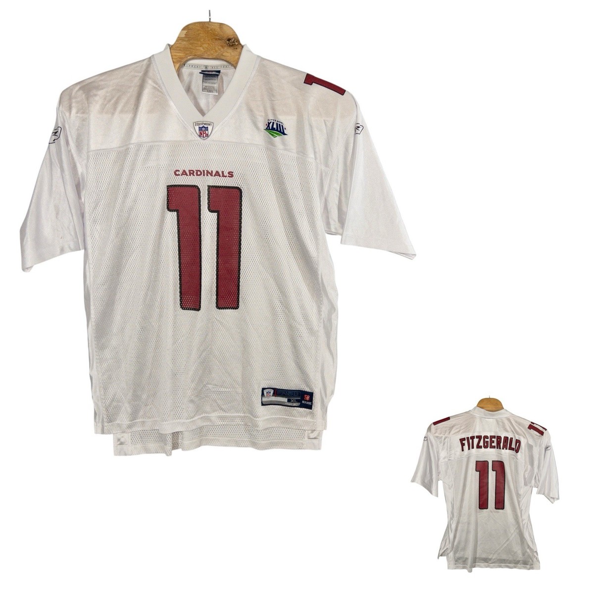 Reebok On Field Arizona Cardinals Larry Fitzgerald XL Jersey Super