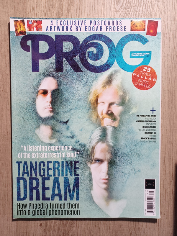 Prog Magazine #148 March 2024 Tangerine Dream Pineapple Thief  PLUS Free
