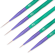 Detail Paint Brushes 5-Pcs Ultra Fine Tip Thin Brush Set for Art  Miniatures