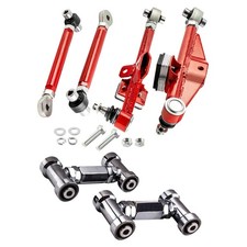 6pcs for 1989-1994 Nissan 240SX Adjustable Front Upper Lower Camber Control Arms