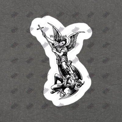 #ad Archangel Michael Vinyl Sticker Angel Decal Religious Art Decor #201688 $3.00