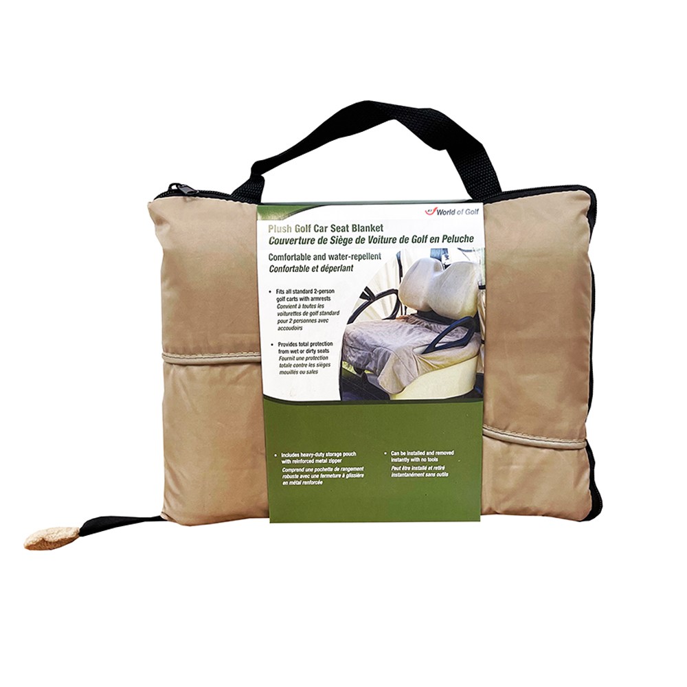 НОВОЕ плюшевое одеяло для автокресла для гольфа Jef World of Golf 6390₽