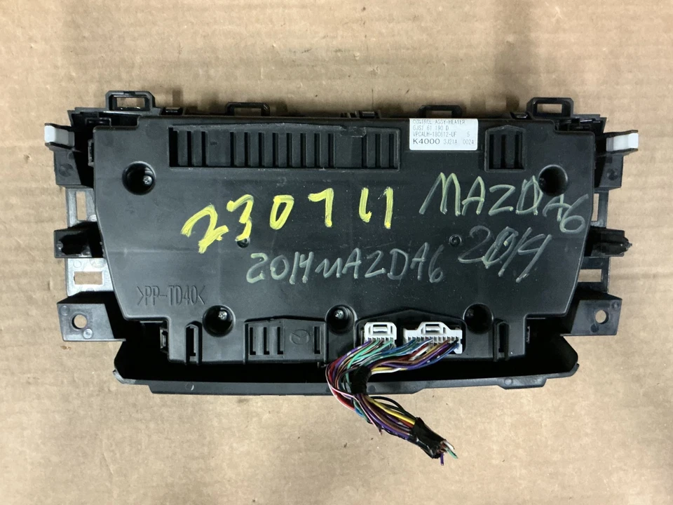 2014-2015 MAZDA 6 AC HEATER CLIMATE TEMPERATURE CONTROL SWITCH OEM GJS161190D - Image 2 of 4