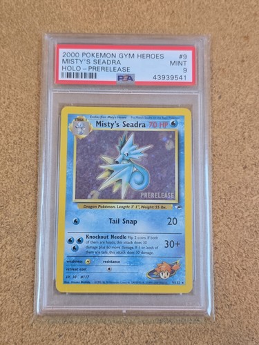 Misty's Seadra (Unlimited) graded PSA 9 for sale on eBay