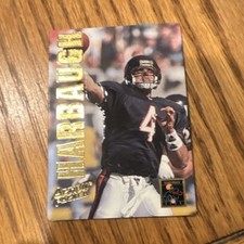 1993 Action Packed Jim Harbaugh Chicago Bears Insert #7 Football Card