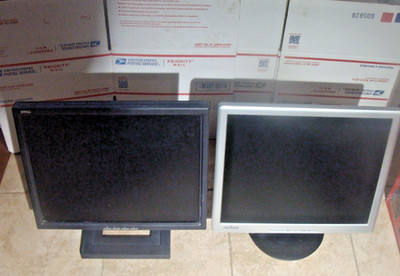 2 Monitors for local pick up ONLY location: EAST ISLIP, LI, NY. ZIP  11730
