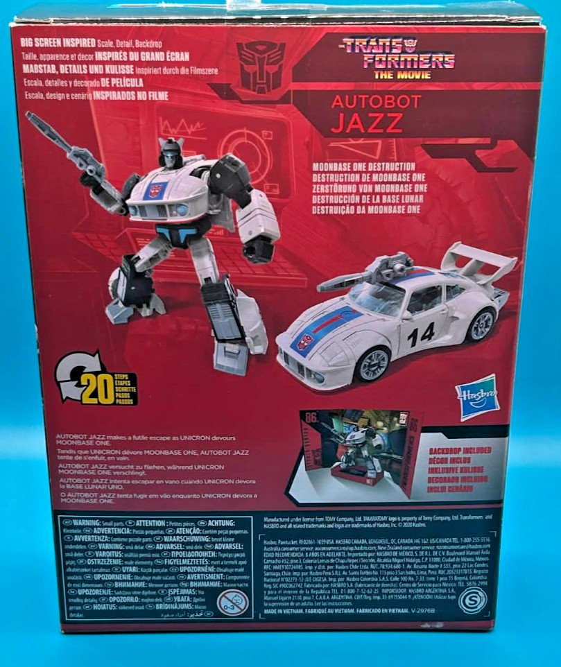 Hasbro Transformers Studio Series 86-01 Deluxe Autobot Jazz Action Figure