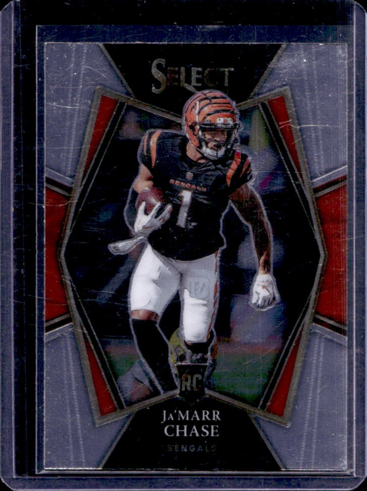 2021 Select Ja'Marr Chase RC Rookie Premier Level #147 Bengals
