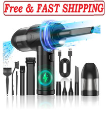 Electric Air Duster  Vacuum Cleaner 2-in-1, 110000RPM Keyboard Cleaner for PC,