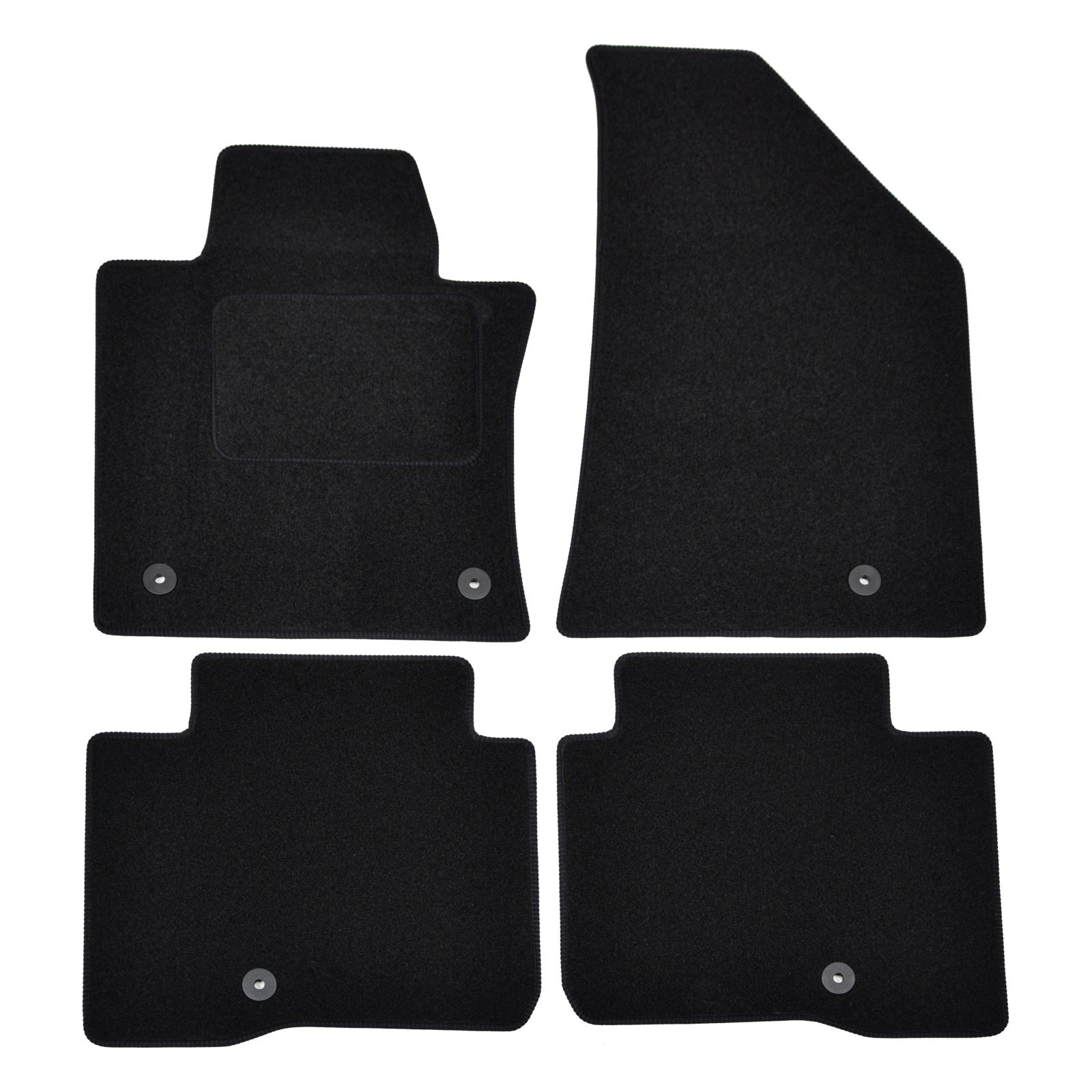 Tapis Ssangyong Korando 2019 moquette sur mesure noir set de 4 pièces