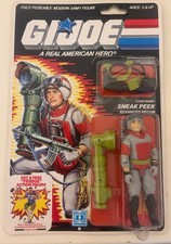 1987 G. I. Joe Action Figure Sneak Peek Unopened MOS MOSC MIB NOT AFA