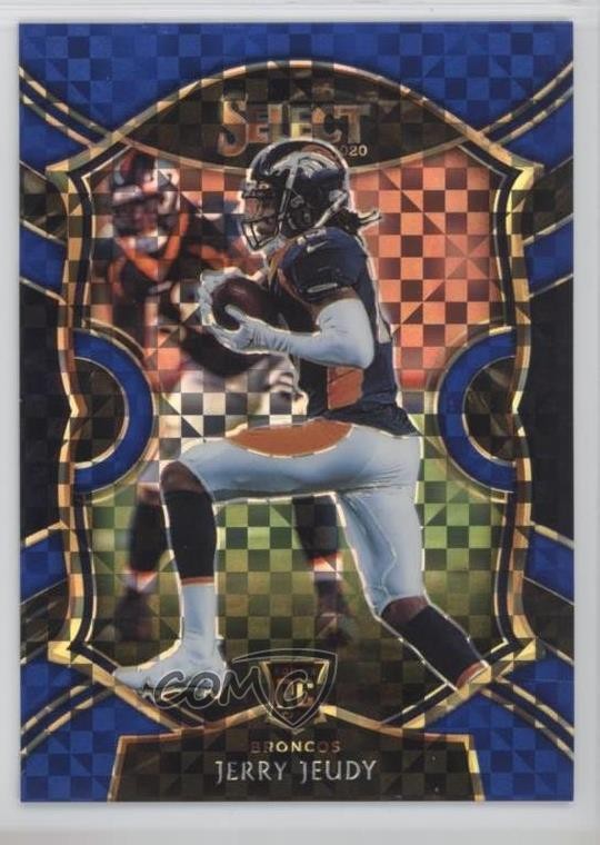 2020 Panini Select Concourse Blue Prizm 8/175 Jerry Jeudy #56 0a6