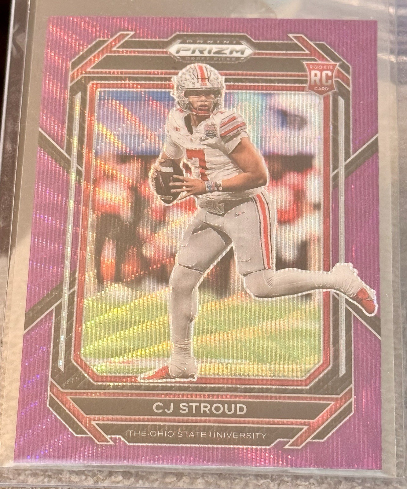 2023 Panini Prizm Draft Picks - C.J. Stroud #102 Purple Wave Prizm (RC) MINT+