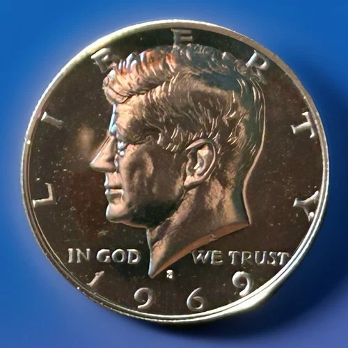 Very Nice 1969 S BU Proof? Kennedy Half Dollar 40% Silver Low Start See Photos!