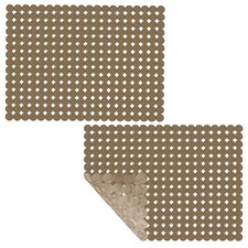 Coopay 2 Pack Kitchen Sink Mat Plastic Protect 15.8 X 11.5 Inches, Gray