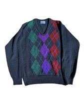 Wool Made In USA Pendleton Sweater Size Medium Great Colors 385