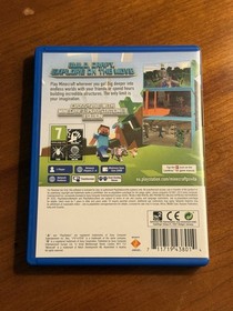 PS VITA MINECRAFT Physical Cart Version Rare REGION FREE (Works On NTSC)