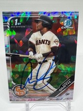 2019 Bowman Chrome Sapphire Refractor RC 1st SIGNED #BDC-157 Armani Smith 