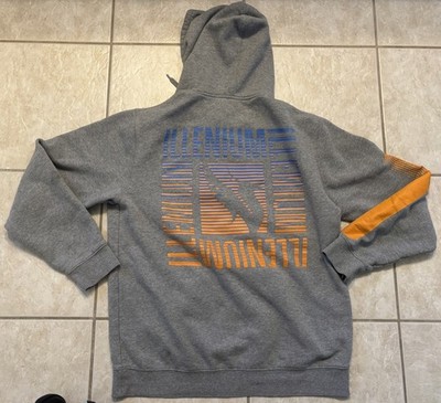 Illenium EDM Hoodie Men's Size Large Double Sided Graphic Print Sweatshirt Rave