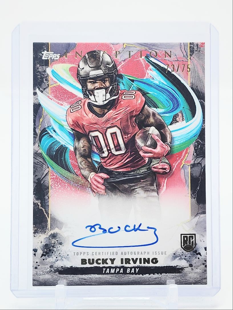 Bucky Irving Topps Inception Rookie Autographs #RABI Red