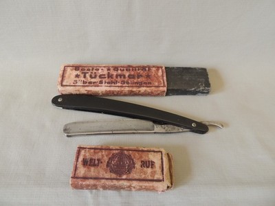 Vintage Carl Schaaf 303 straight razor Solingen